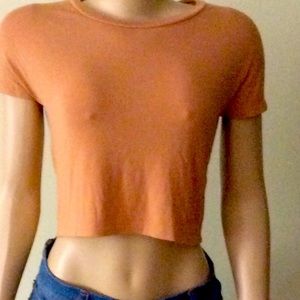 Tan Crop Top